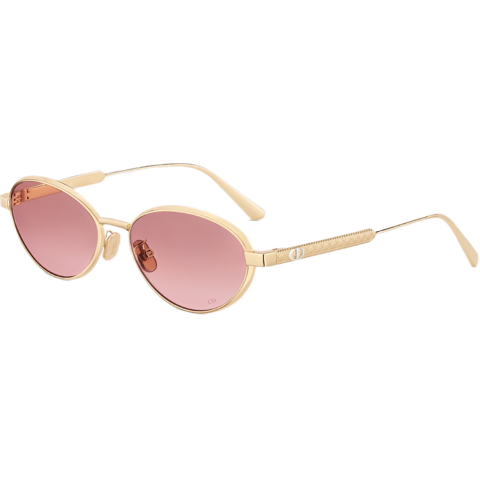 Kính mát Dior DiorCannage R1U Gradient Pink Oval Sunglasses 1