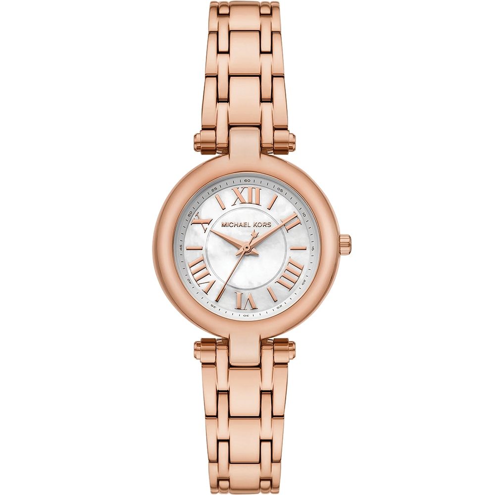 Đồng hồ đeo tay Michael Kors Laney white Dial Analog Stainless Steel Women Watch MK4893 6
