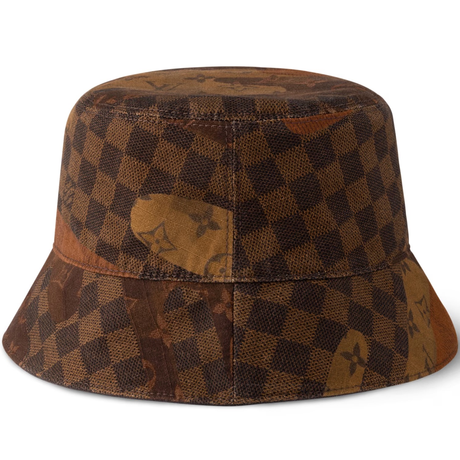 Nón vành unisex LV Louis Vuitton Monogram Landscape Reversible Bucket Hat 2