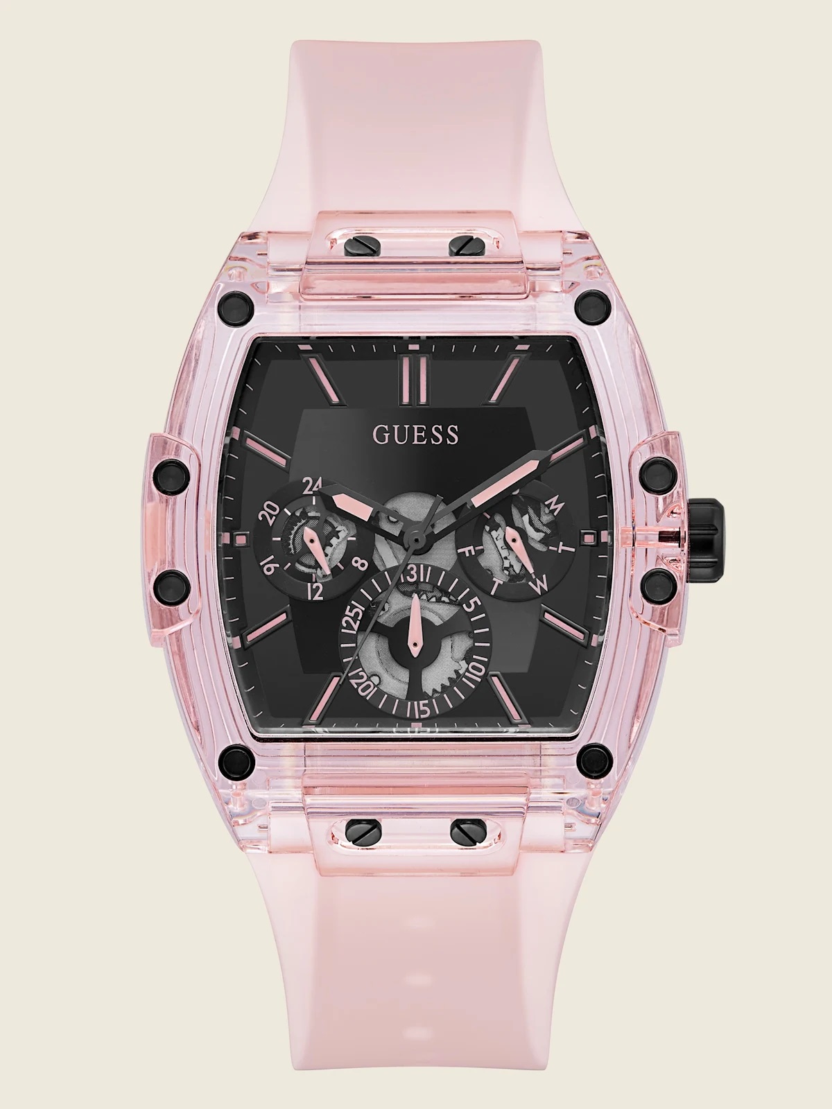ĐỒNG HỒ ĐEO TAY GUESS PINK MULTIFUNCTION WATCH GW0203G11 11