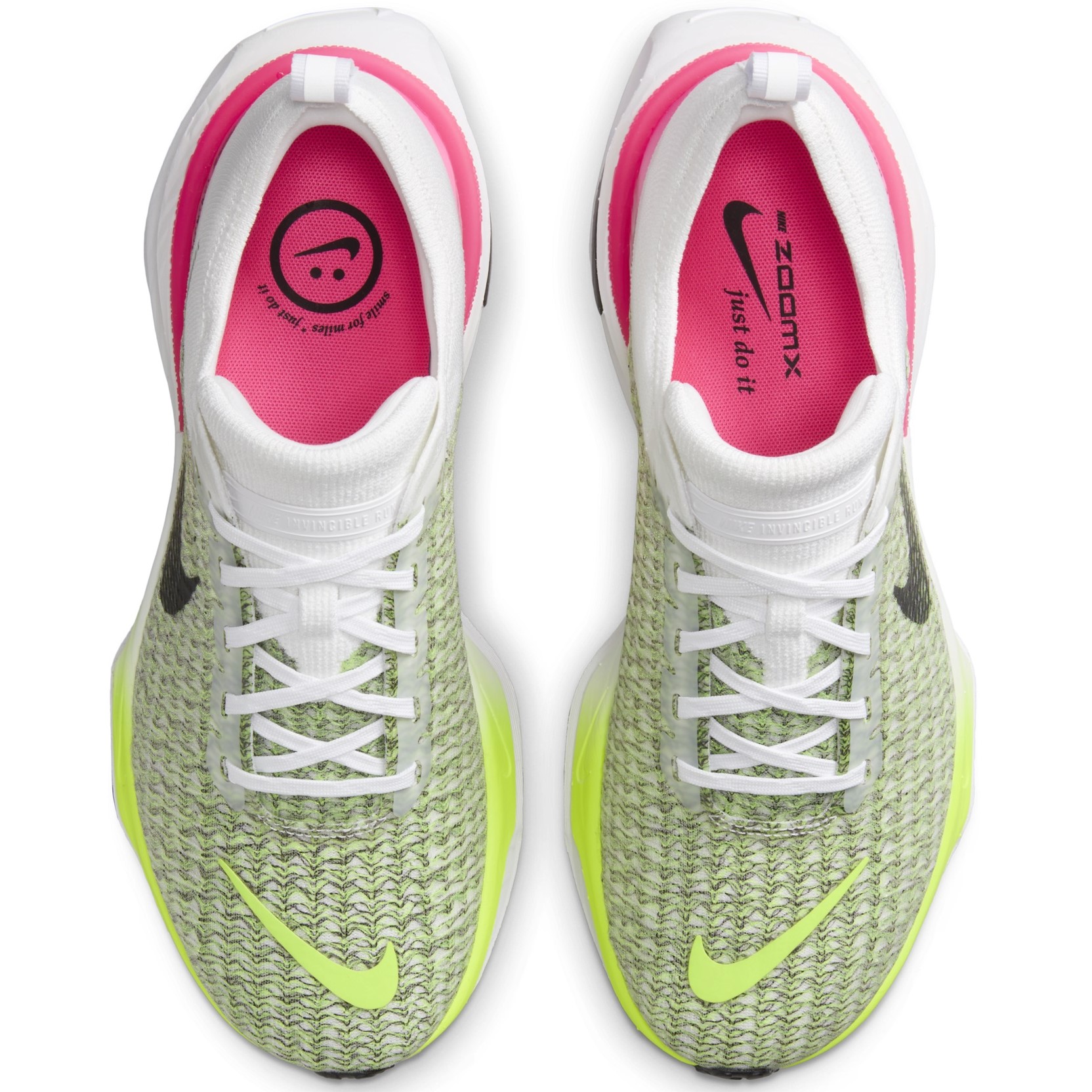 GIÀY CHAY BỘ NIKE NỮ WOMENS ZOOMX INVINCIBLE 3 ROAD RUNNING SHOES WHITE VOLT HYPER PINK FN6821-100 6