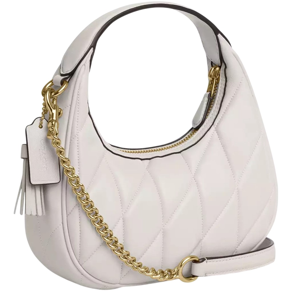 Túi đeo chéo Coach Carmen Mini Crossbody Bag With Quilting Chalk CY710 2