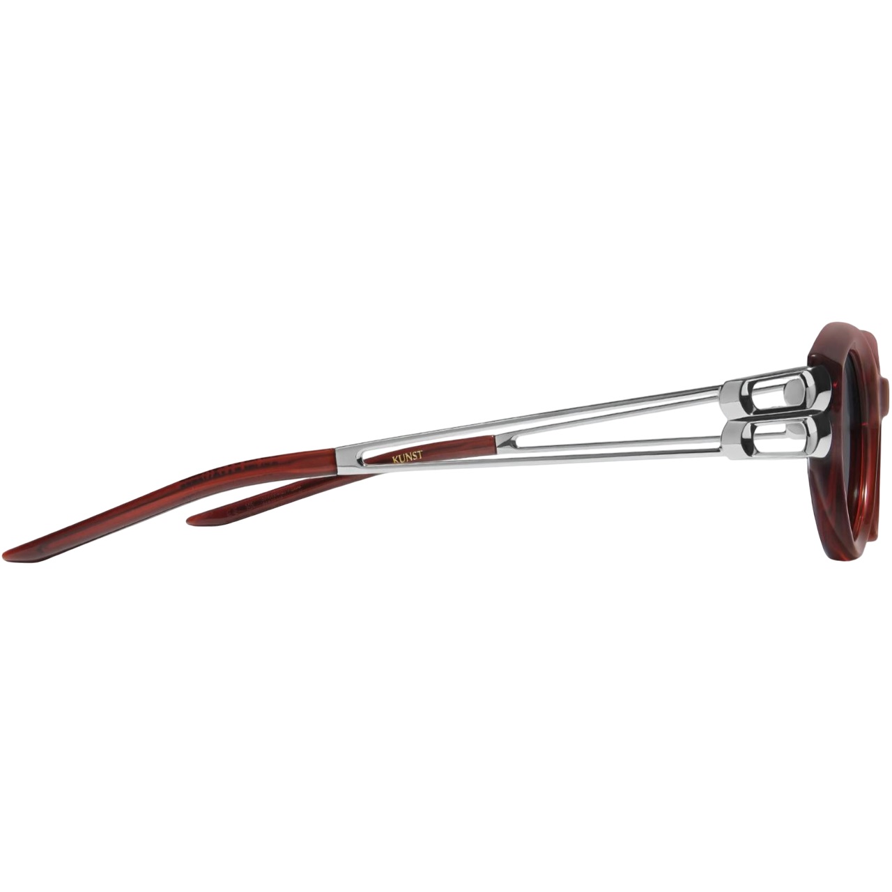 Mắt kính Gentle Monster Kunst RC3 Sophisticated Cat-eye Sunglasses in Translucent Red 5