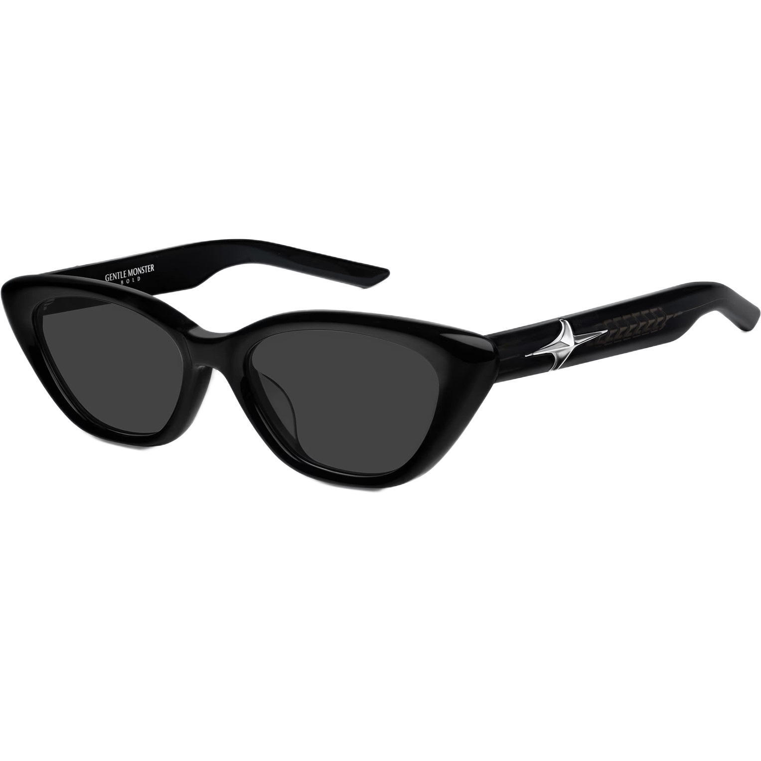 Kính mát Gentle Monster Mowa 01 Cat-eye Sunglasses in Black Acetate 1