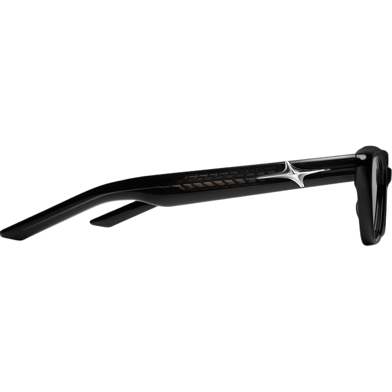 Kính mát Gentle Monster Mowa 01 Cat-eye Sunglasses in Black Acetate 6