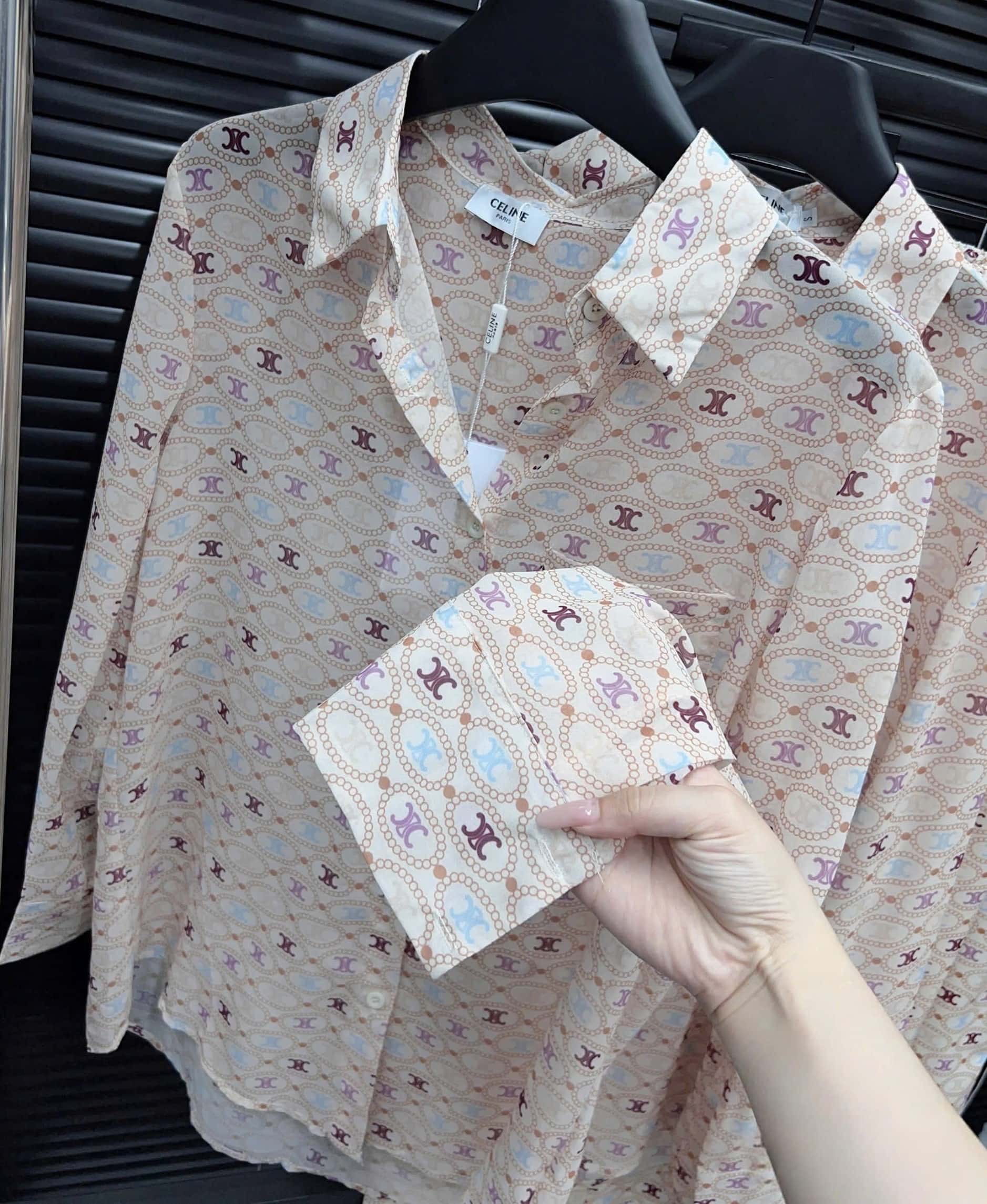 Combo bộ áo dài tay quần dài suông Celine 1