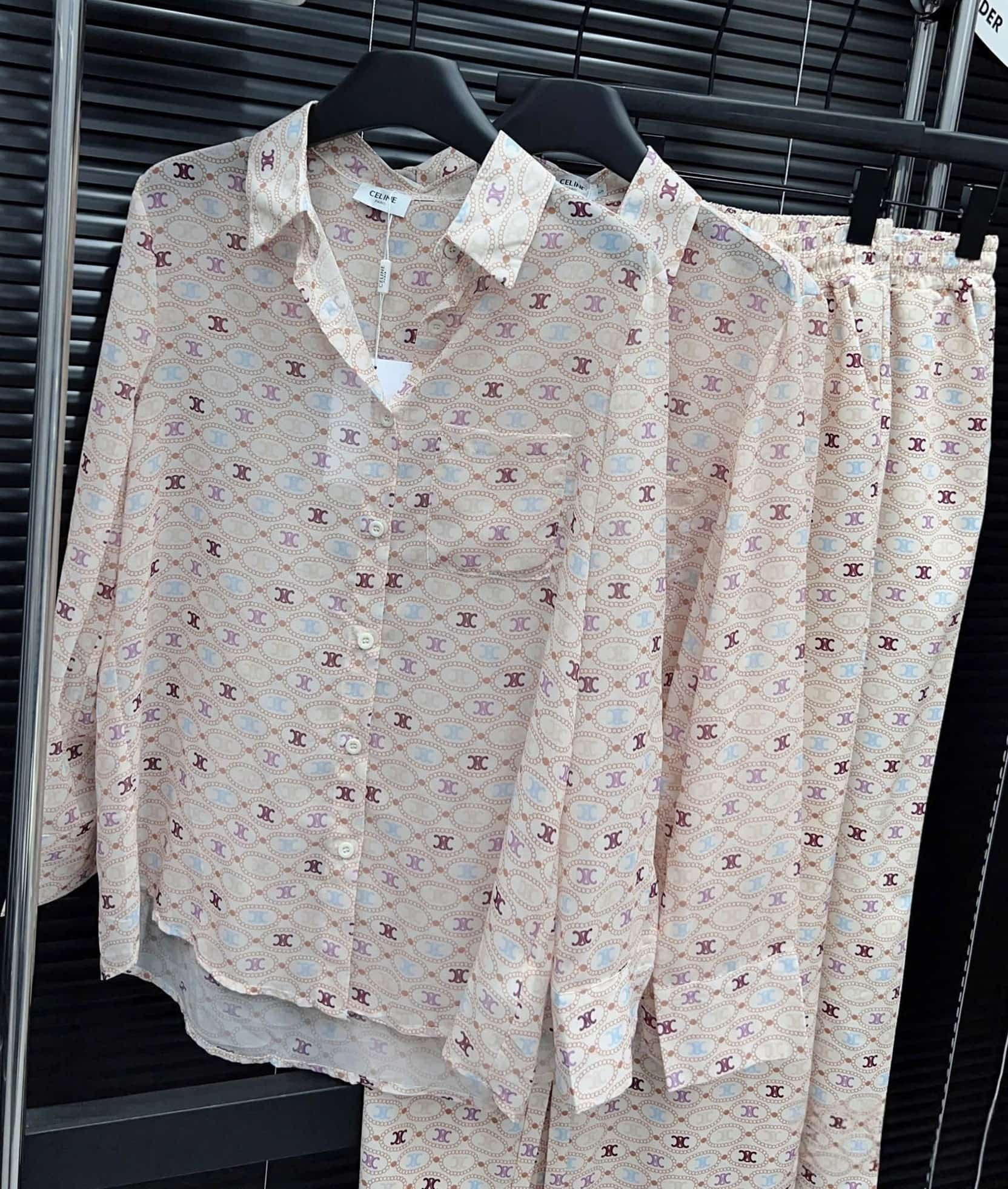 Combo bộ áo dài tay quần dài suông Celine 6