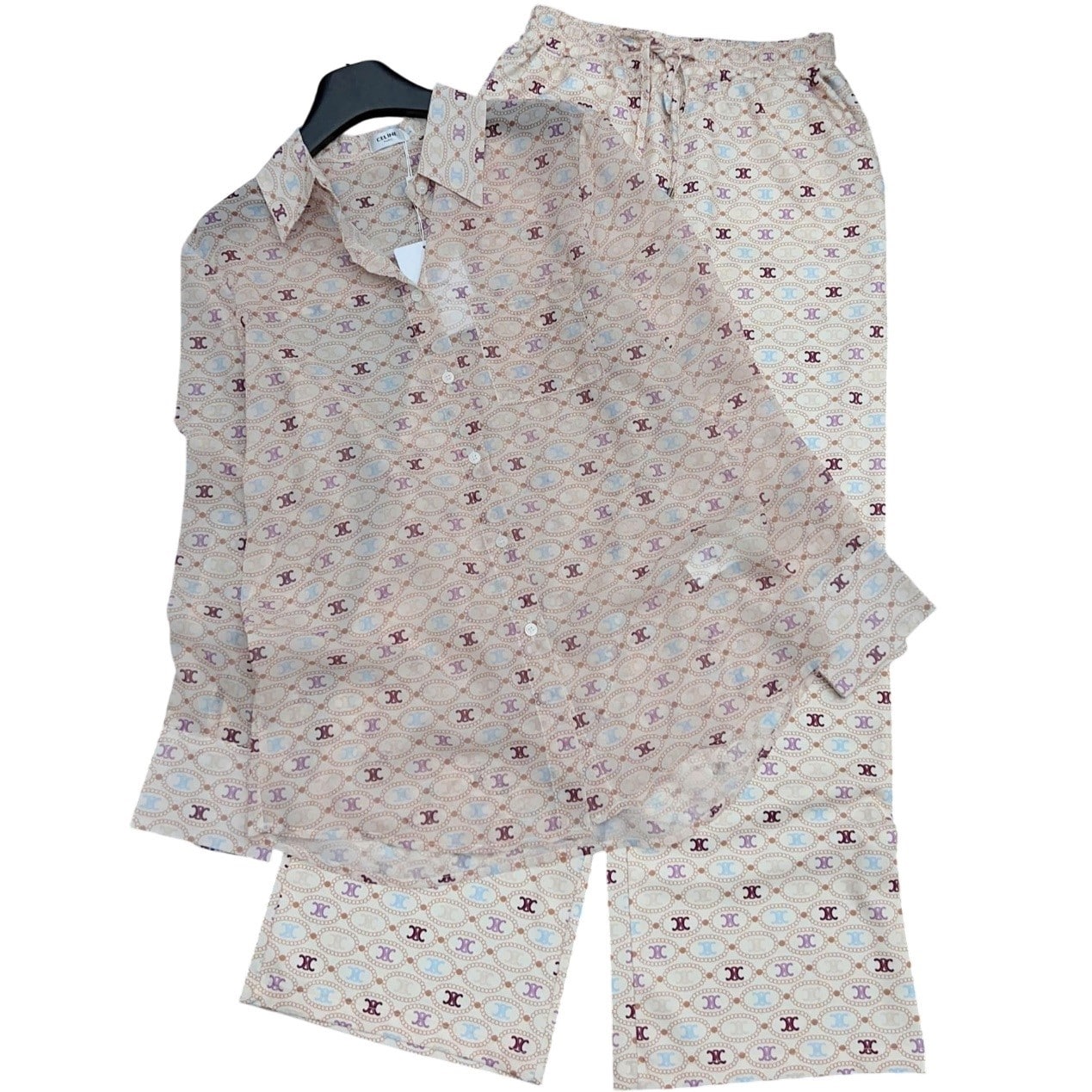 Combo bộ áo dài tay quần dài suông Celine 10