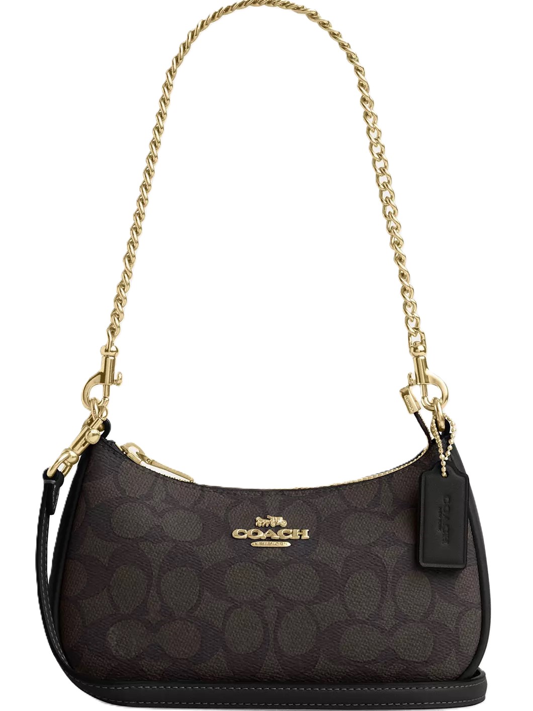 Túi đeo chéo Coach Teri Mini Crossbody Bag In Signature Canvas Walnut CW323 9