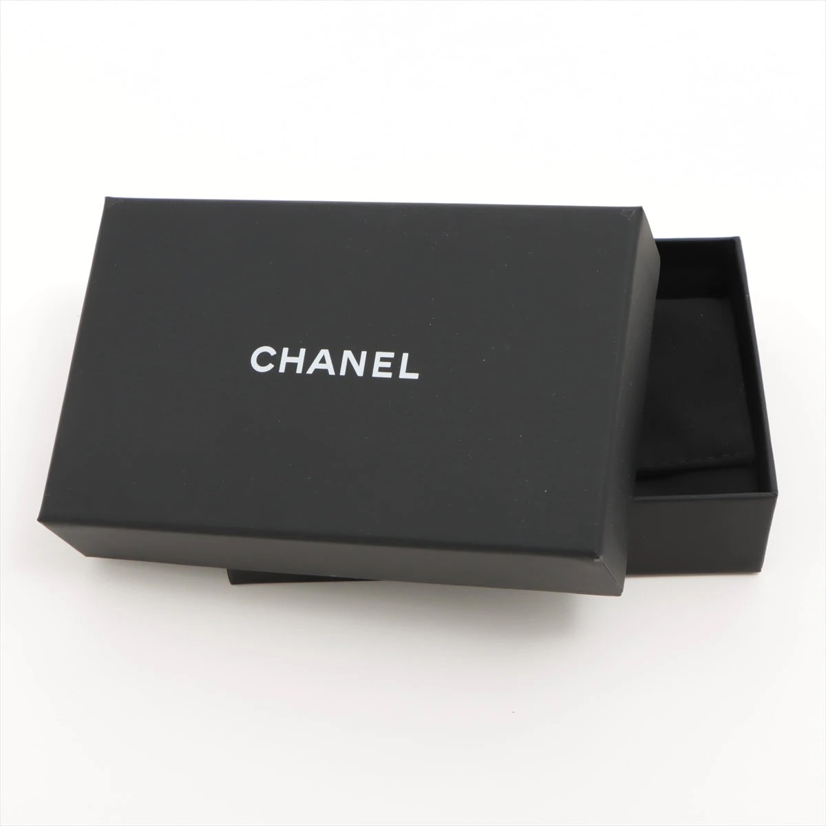 Ví nữ mini Chanel Black Caviar Zip Coin Purse 2