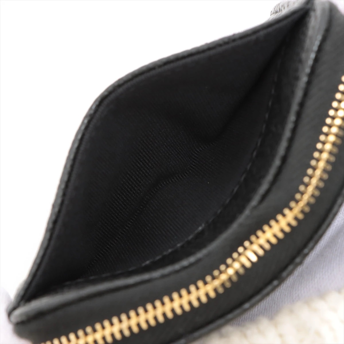 Ví nữ mini Chanel Black Caviar Zip Coin Purse 4