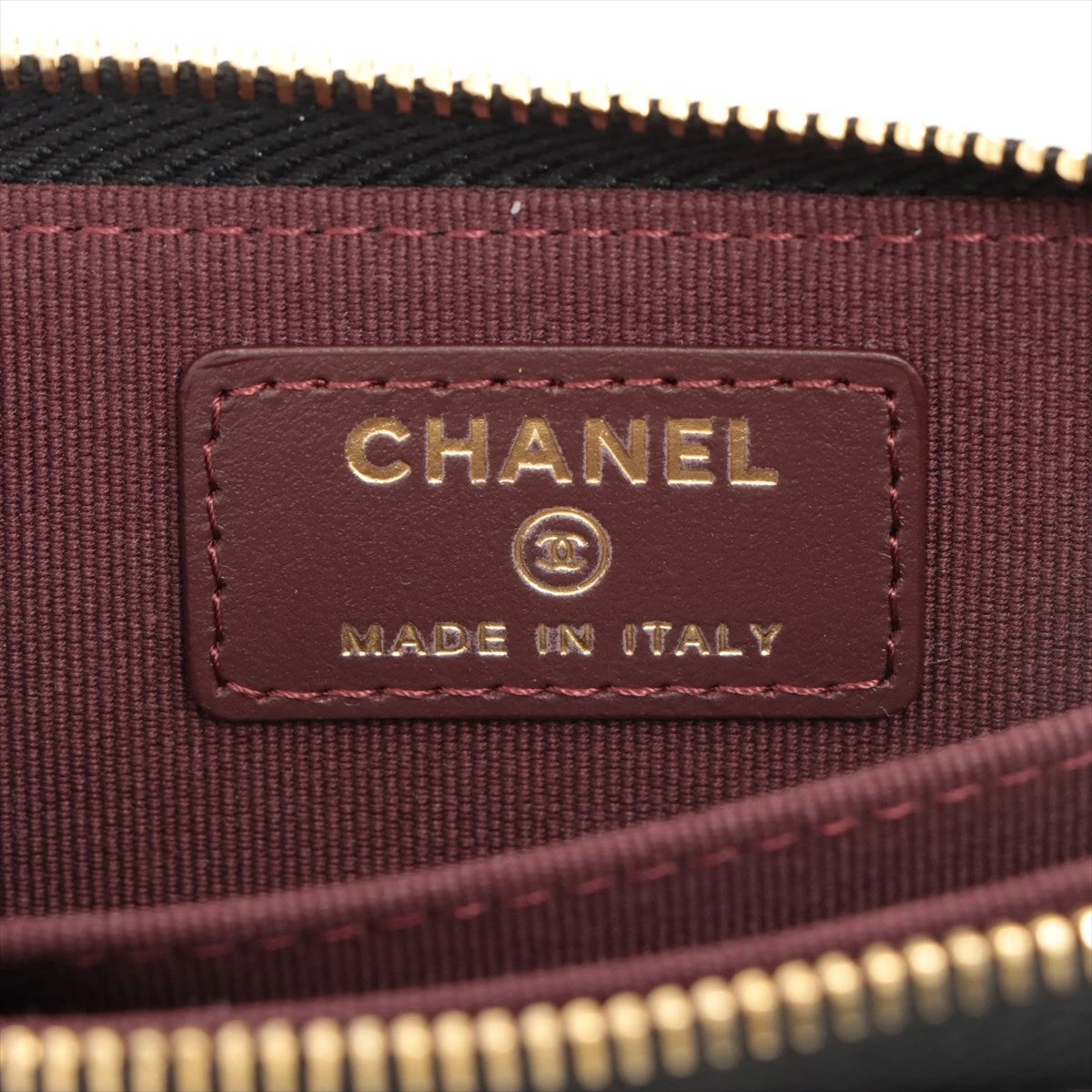 Ví nữ mini Chanel Black Caviar Zip Coin Purse 8