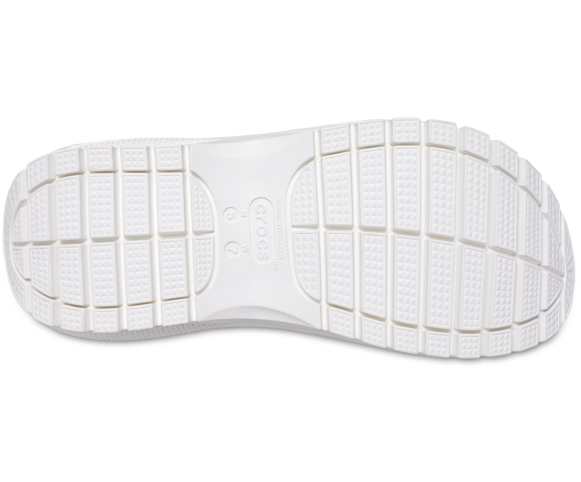 Dép hai quai Crocs Mega Crush Sandals White 3