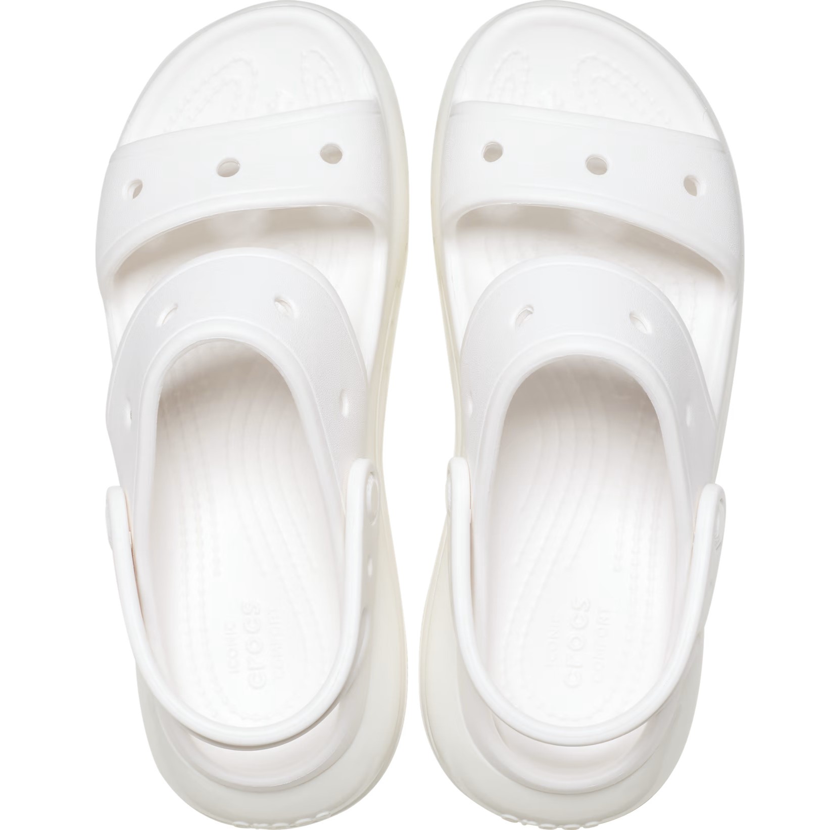 Dép hai quai Crocs Mega Crush Sandals White 5