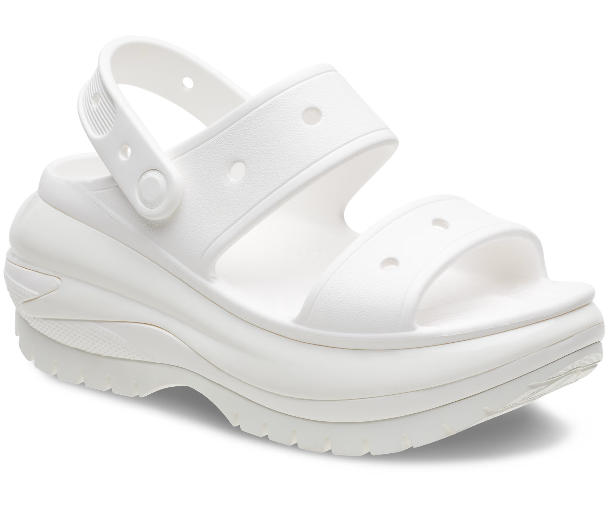 Dép hai quai Crocs Mega Crush Sandals White 11