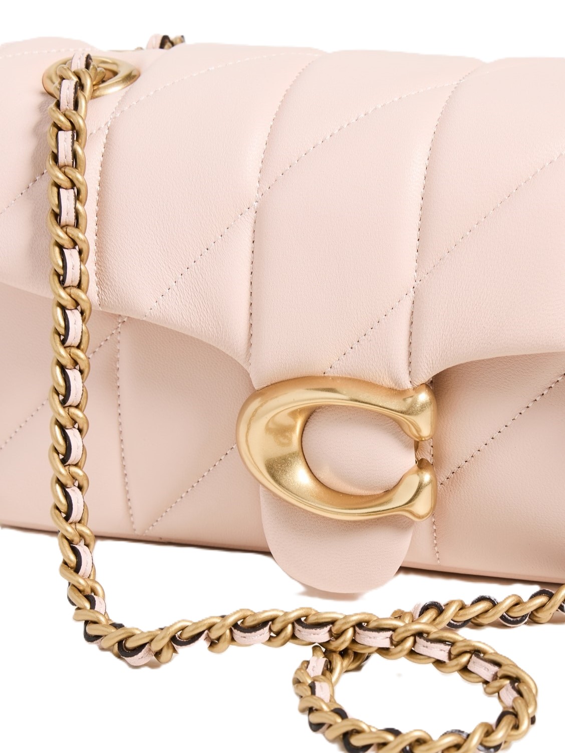 Túi đeo chéo Coach Tabby Shoulder Bag 20 With Pillow Quilting Nappa Leather Blush CP149 1
