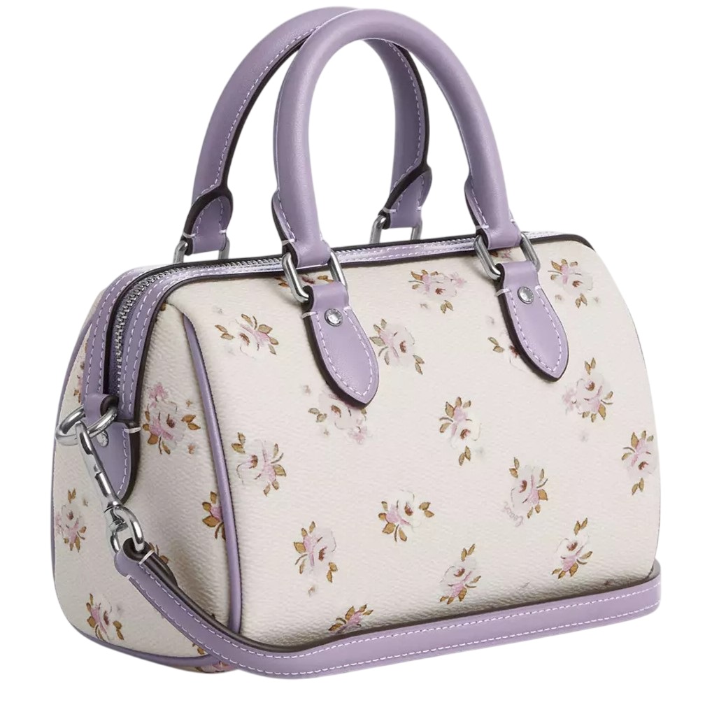 Túi đeo chéo Coach Mini Rowan Crossbody Bag With Floral Print Chalk Multi CAL69 5