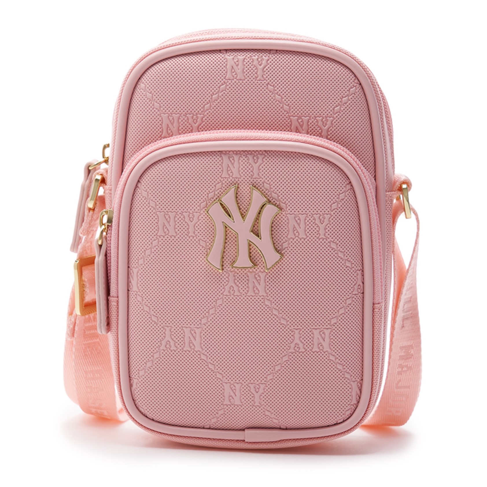 TÚI NỮ MÀU HỒNG ĐEO ĐIỆN THOẠI MLB NY DIAMOND MONOGRAM CELL PHONE CROSS BAG NEW YORK YANKEES 7ACRMDD4N-50PKM 4