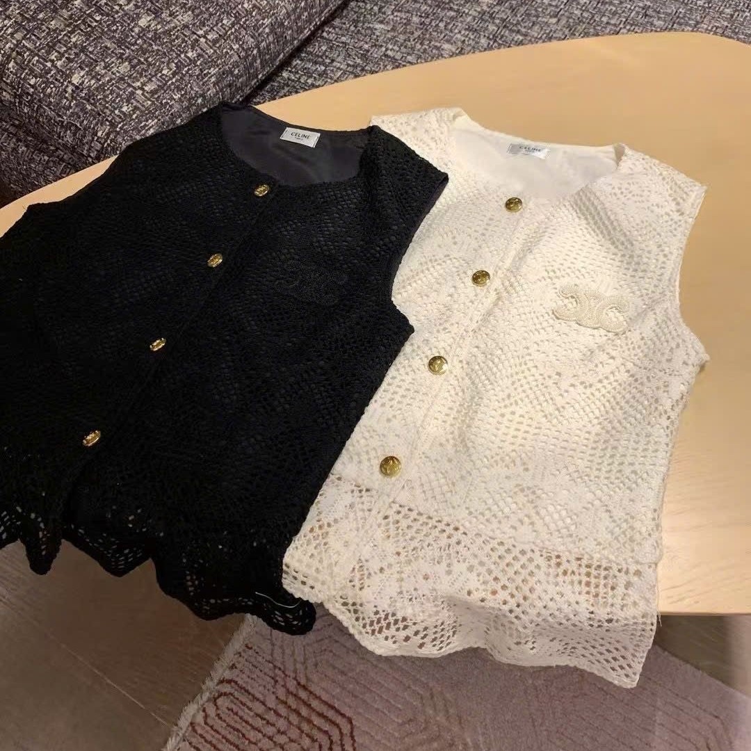 Combo bộ áo quần Celine vải ren 2
