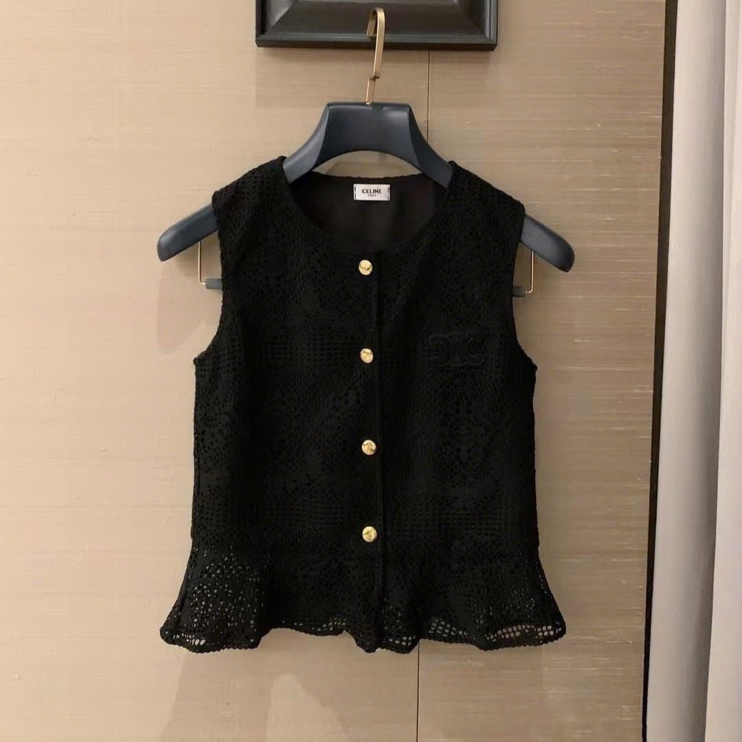 Combo bộ áo quần Celine vải ren 3