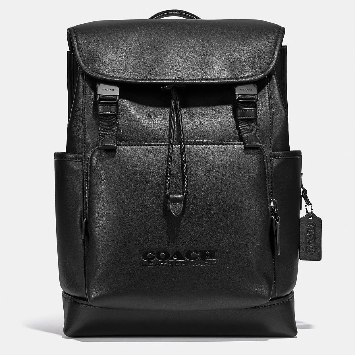 BALO NAM SIZE LỚN COACH LEAGUE FLAP REFINED CALF LEATHER BACKPACK C2284 1