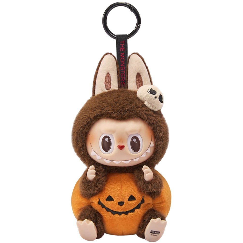 The Monsters Labubu bí ngô Happy Halloween Party Series-Sitting Pumpkin Vinyl Plush Pendant 7