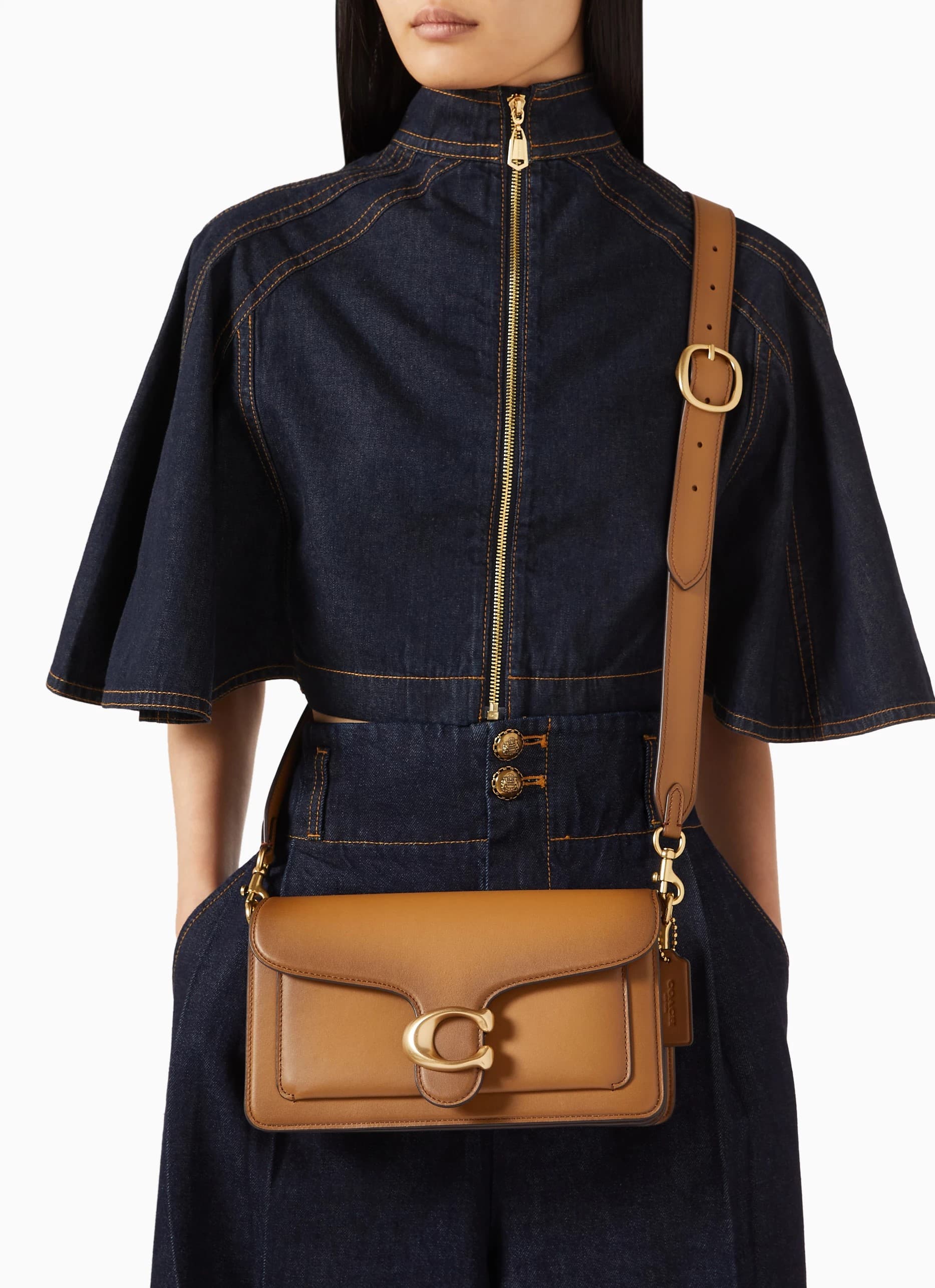 Túi đeo chéo Coach Tabby Shoulder Bag 26 Brown CCC02 10