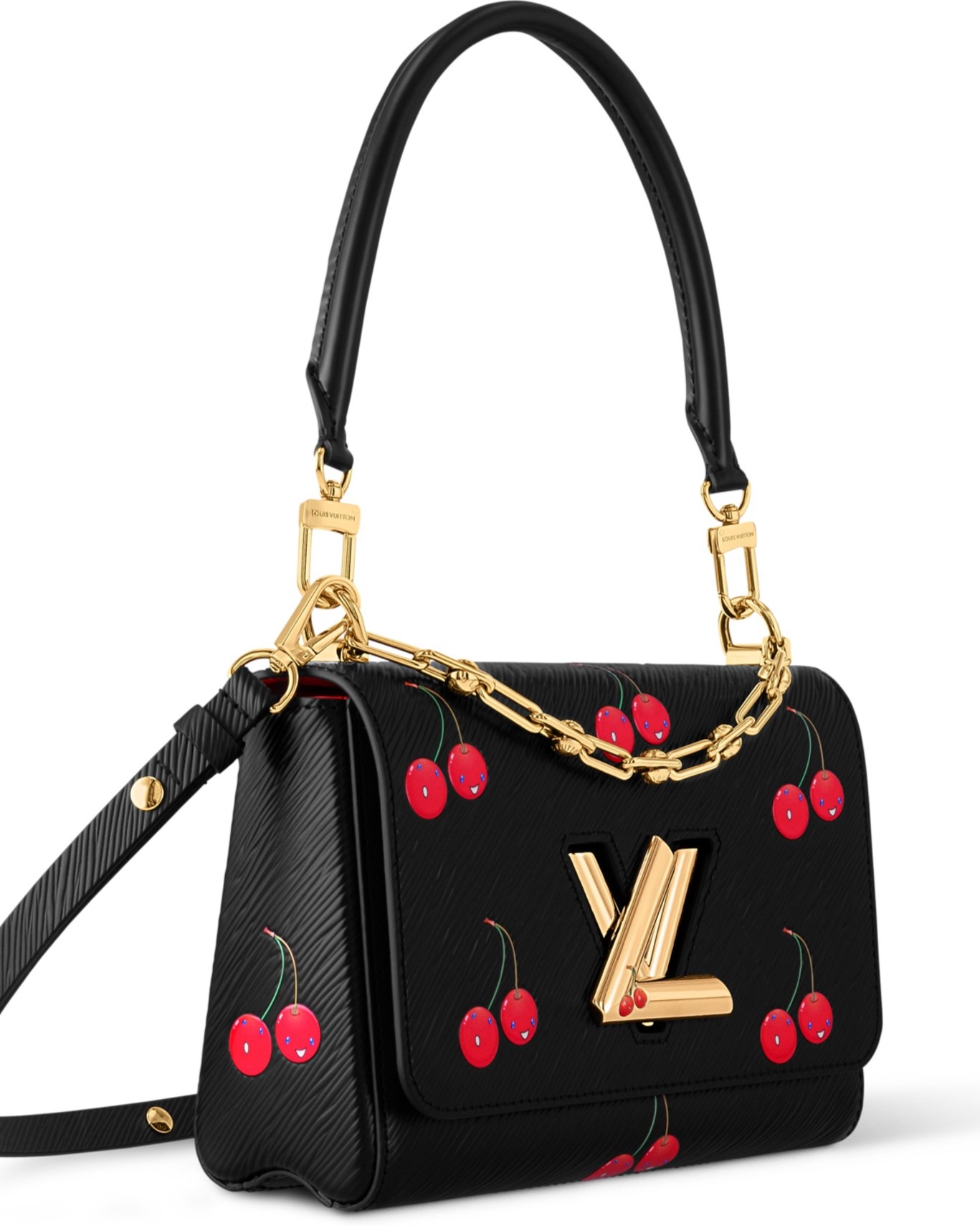 Túi xách Louis Vuitton LV x TM Twist MM Bag Cherry Motifs 11