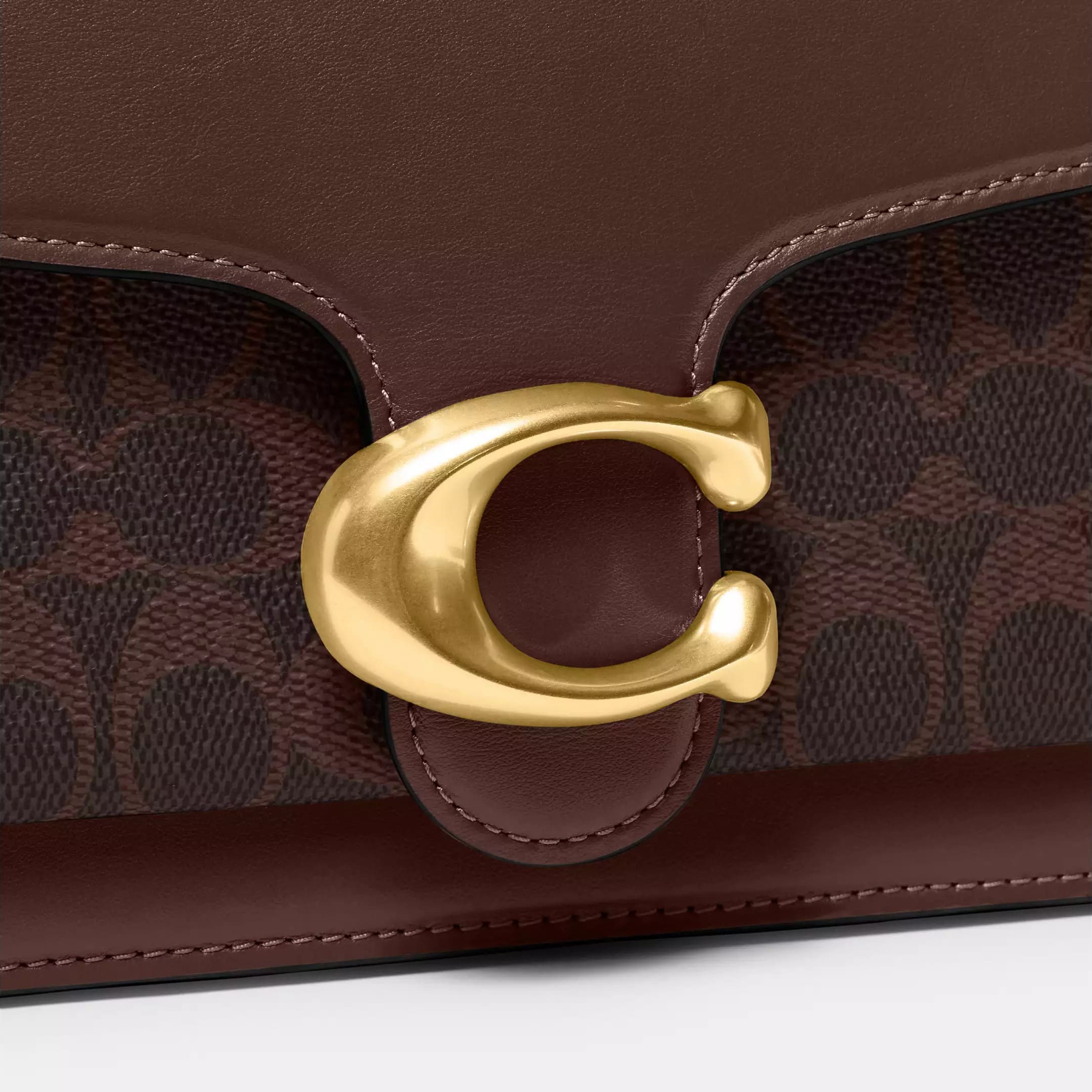 Túi đeo chéo Coach Tabby Shoulder Bag 26 In Signature Canvas Brass Maple CI032 10