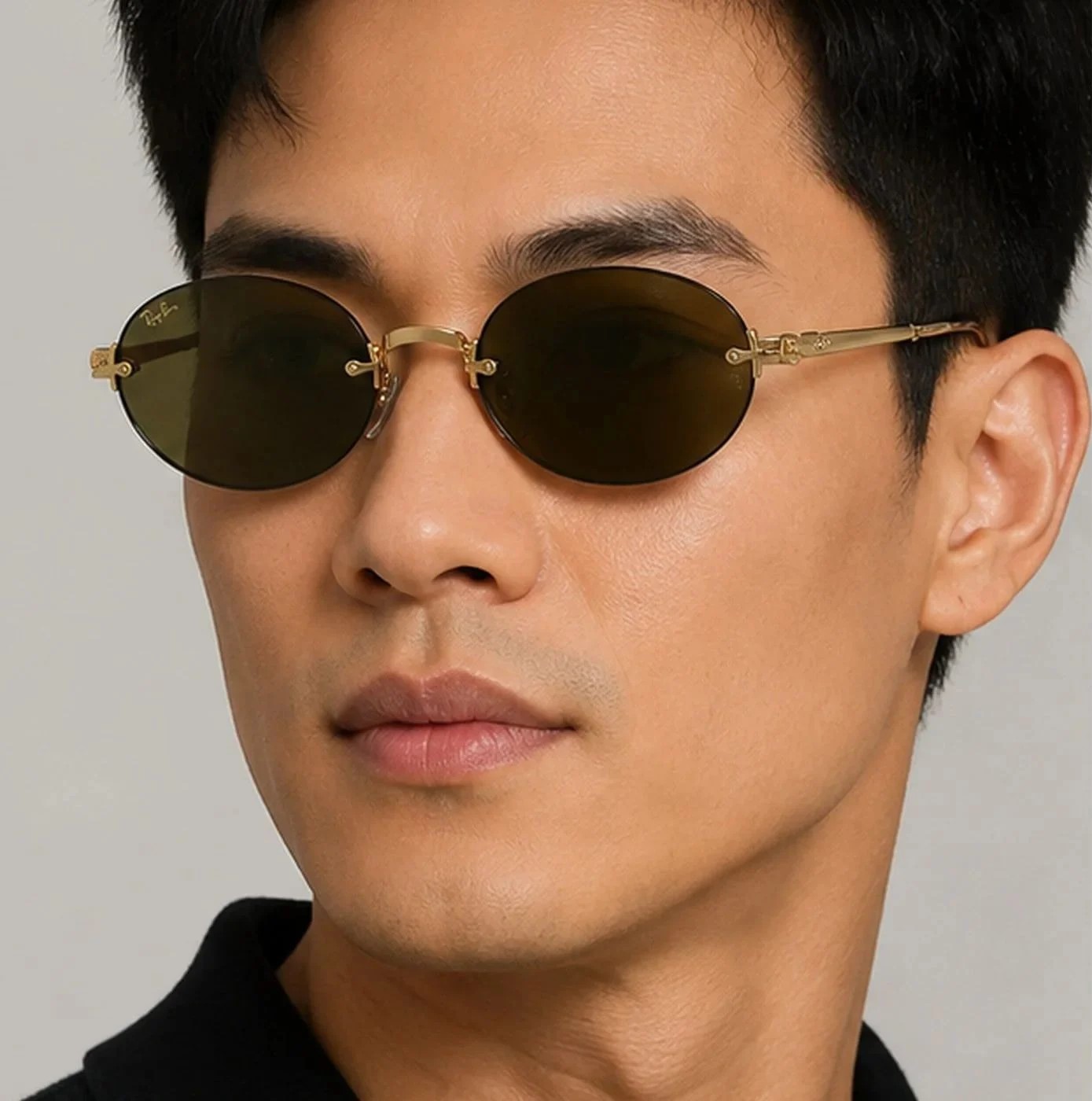 Mắt kính Unisex Rayban Sunglasses Dark Brown RB3929 4