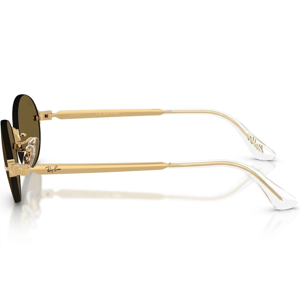 Mắt kính Unisex Rayban Sunglasses Dark Brown RB3929 2