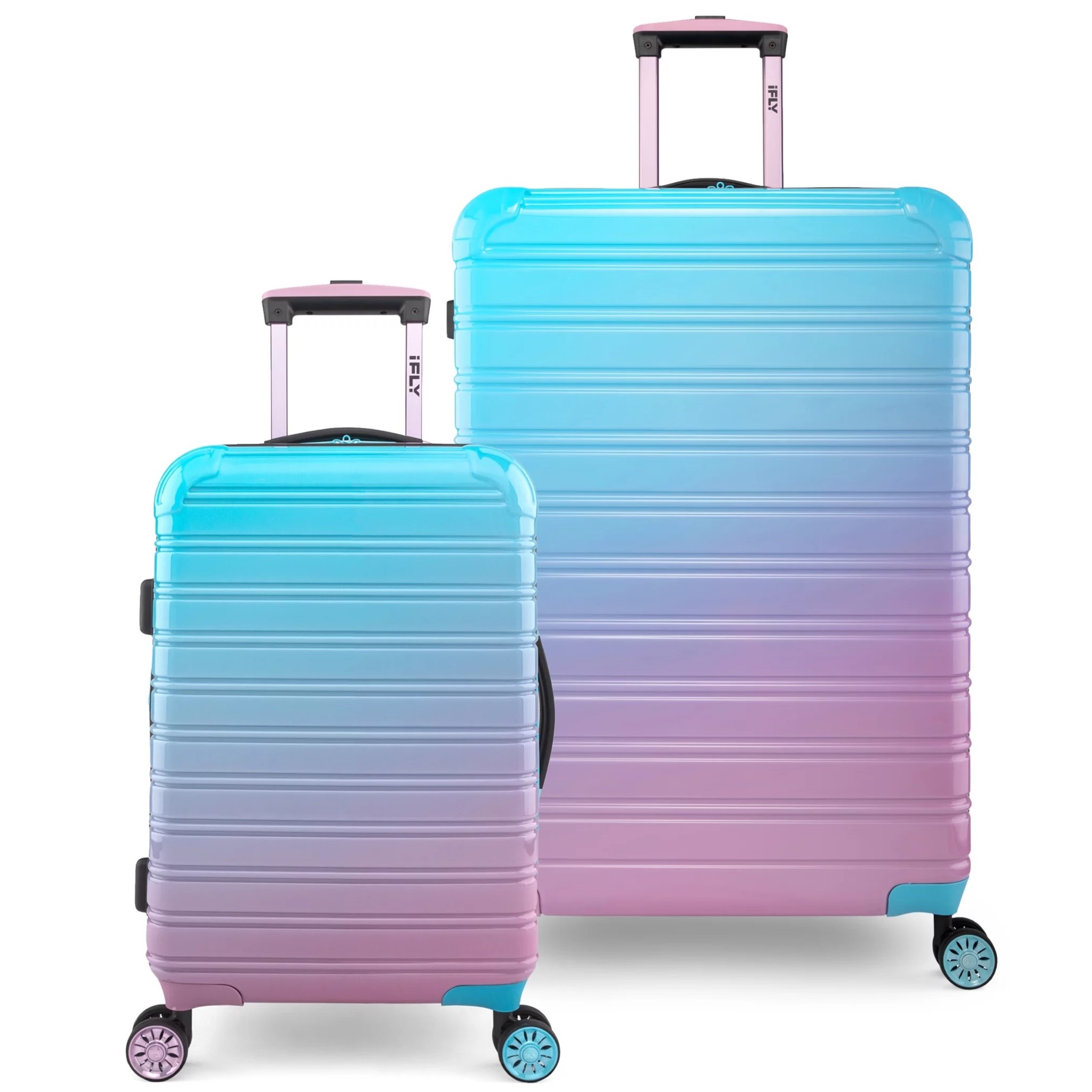 VALI DU LỊCH MÀU LOANG IFLY FIBERTECH OMBRE HARDSIDE LUGGAGE IN COTTON CANDY 9