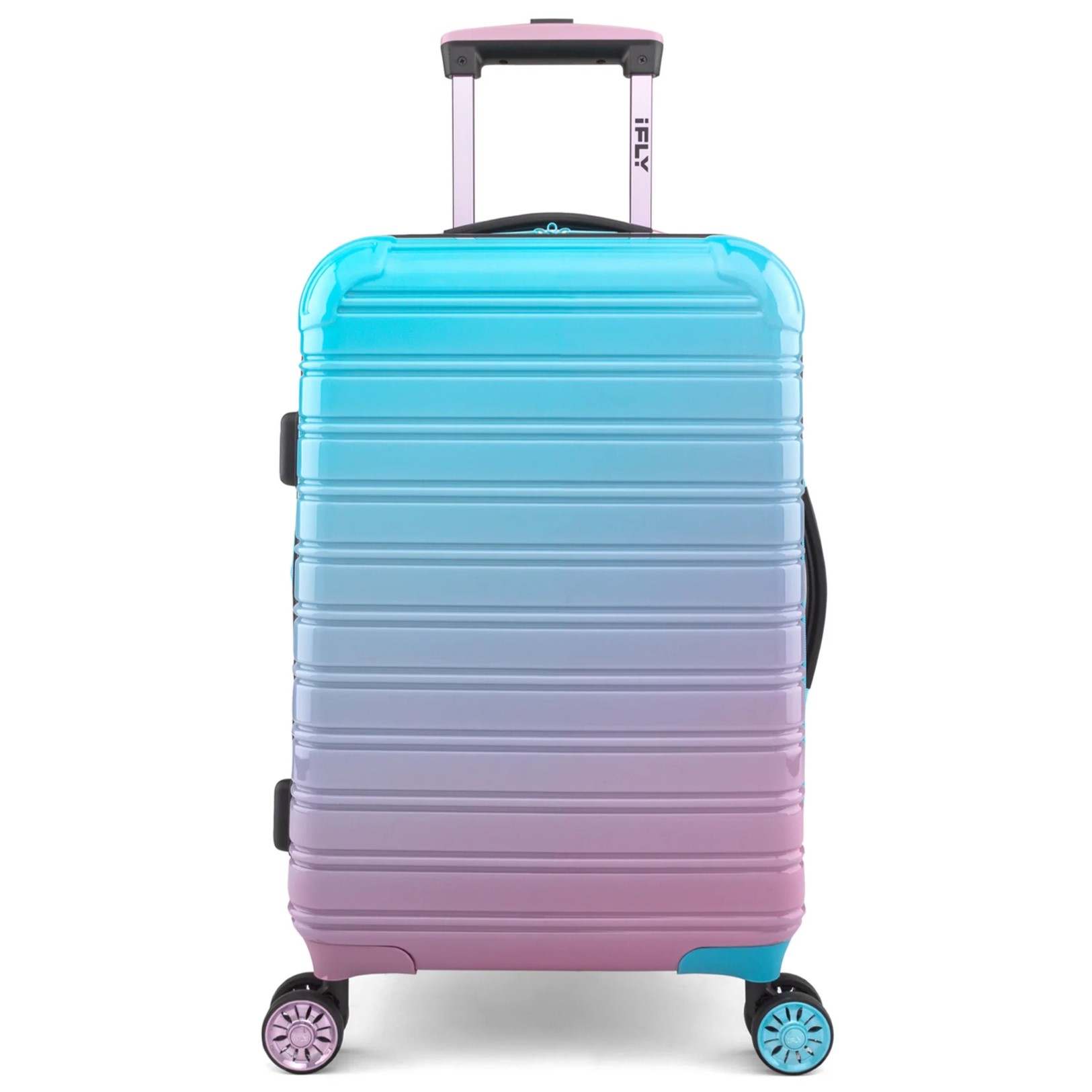 VALI DU LỊCH MÀU LOANG IFLY FIBERTECH OMBRE HARDSIDE LUGGAGE IN COTTON CANDY 11