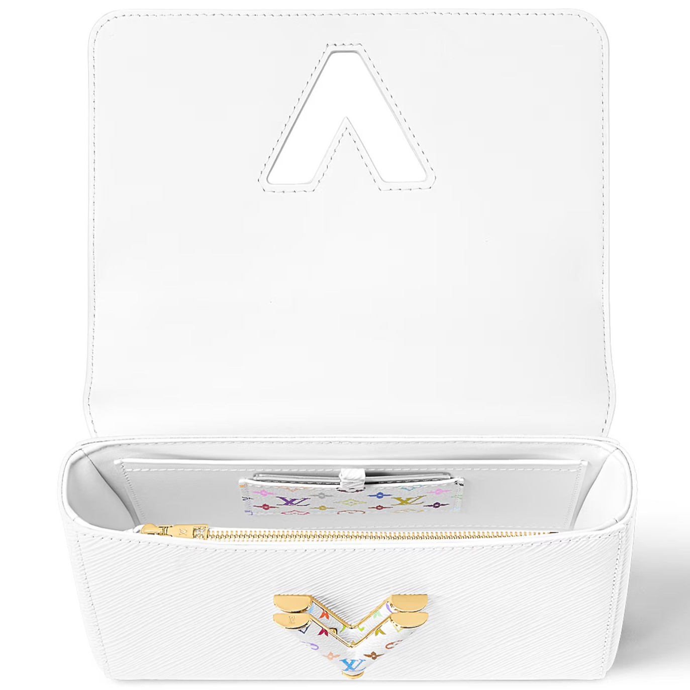 Túi xách Louis Vuitton LV x TM Twist MM Slim White 7