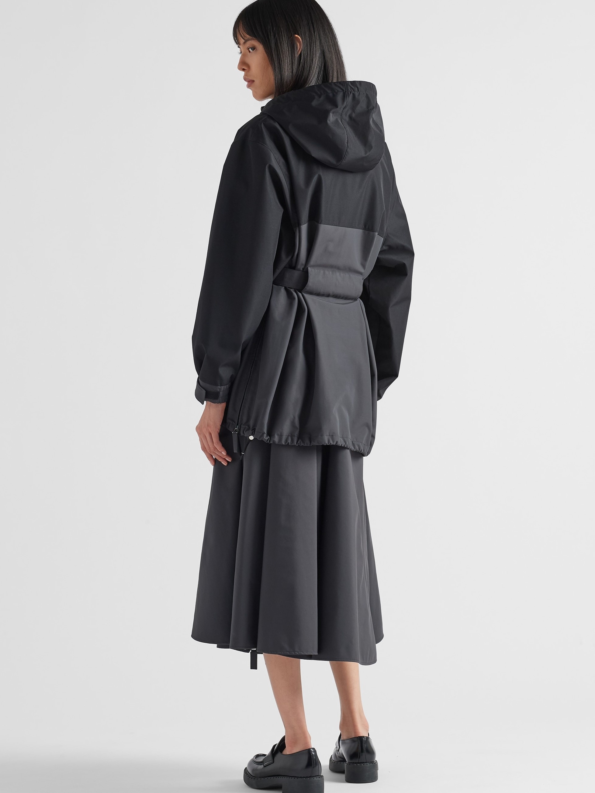 Chân váy dài Prada Technical Fabric Midi-Skirt 4