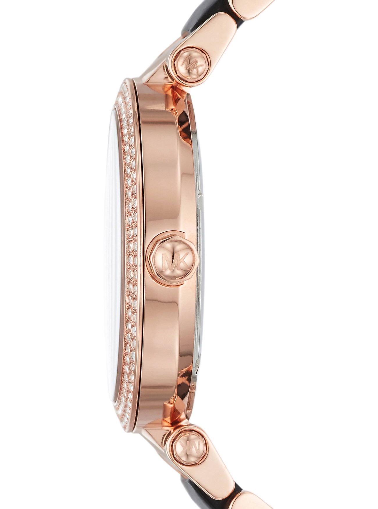 Đồng hồ đeo tay nữ Michael Kors Parker Rose Gold-Tone and Acetate Watch MK6414 9