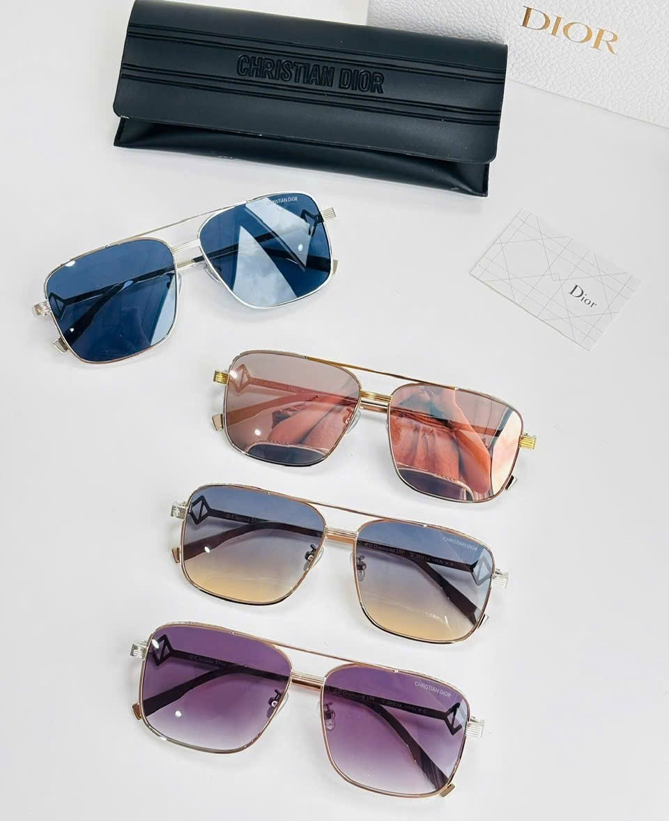 Mắt kính Dior CD Diamond S9U Blue Navigator Sunglasses 4