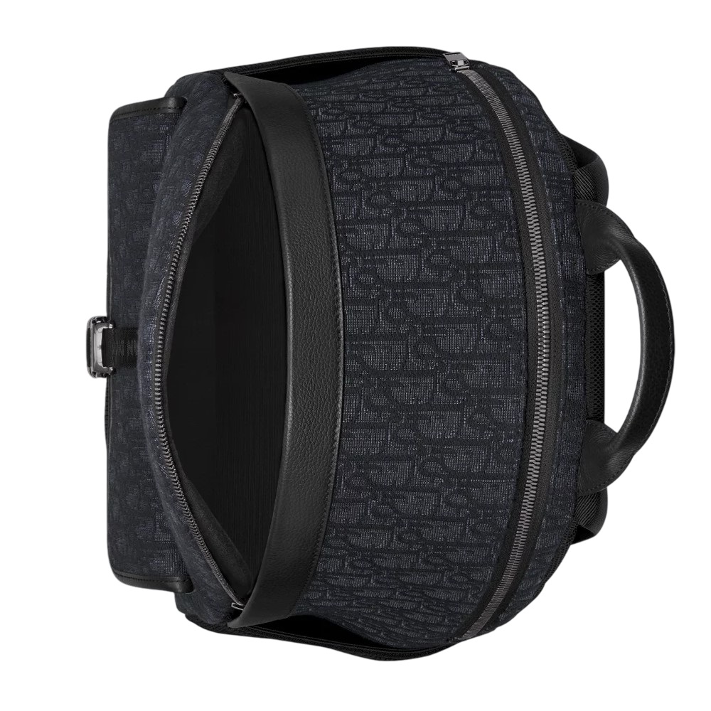 Balo Dior 8 Backpack Black Dior Oblique Jacquard 2