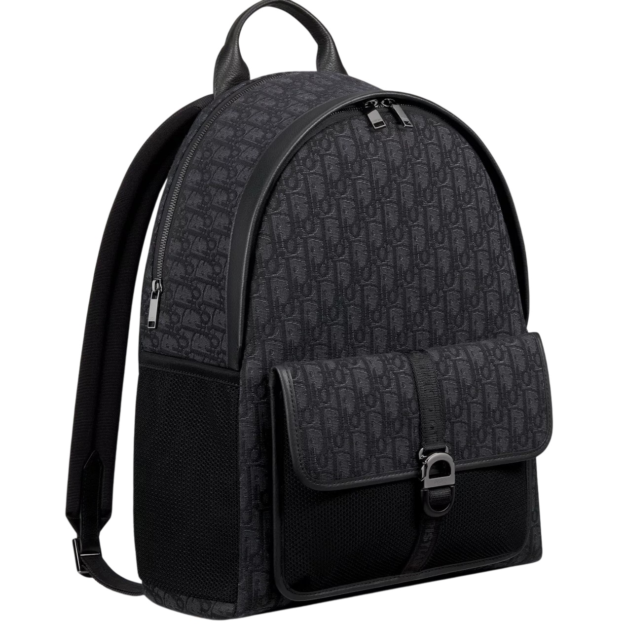 Balo Dior 8 Backpack Black Dior Oblique Jacquard 3