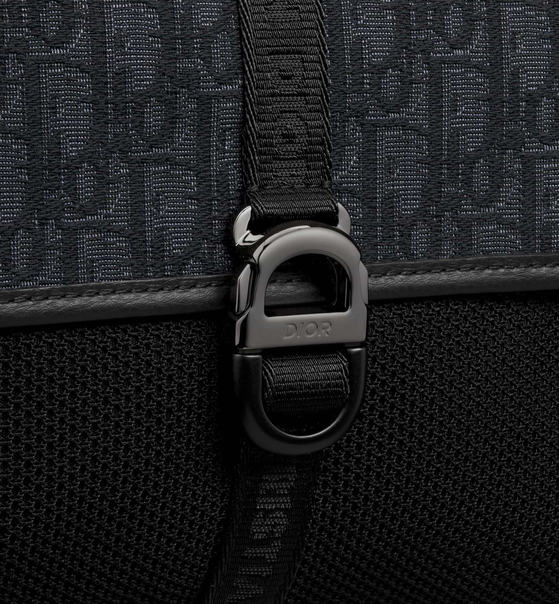 Balo Dior 8 Backpack Black Dior Oblique Jacquard 7