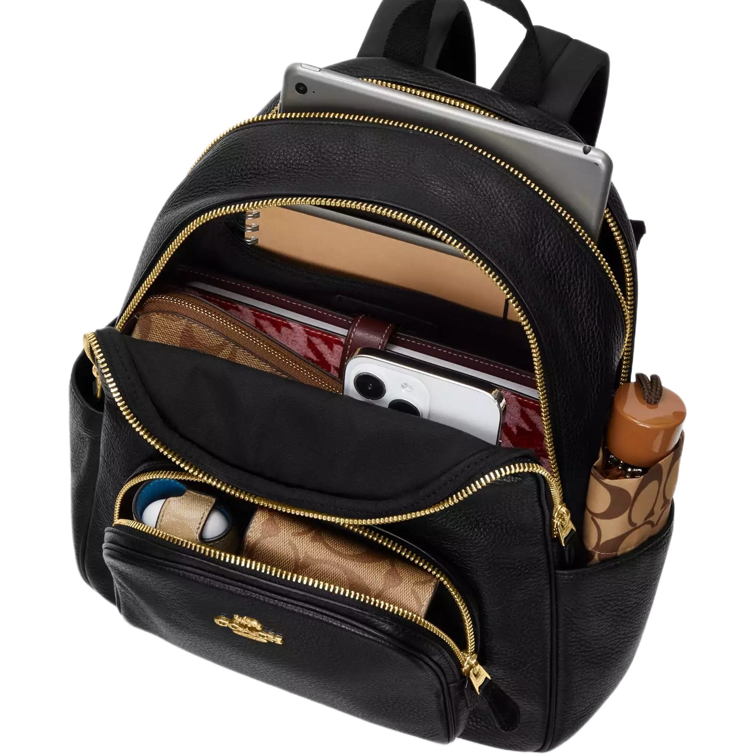 Ba lô Coach Court Backpack In Signature Canvas Sand Chalk CZ176 2