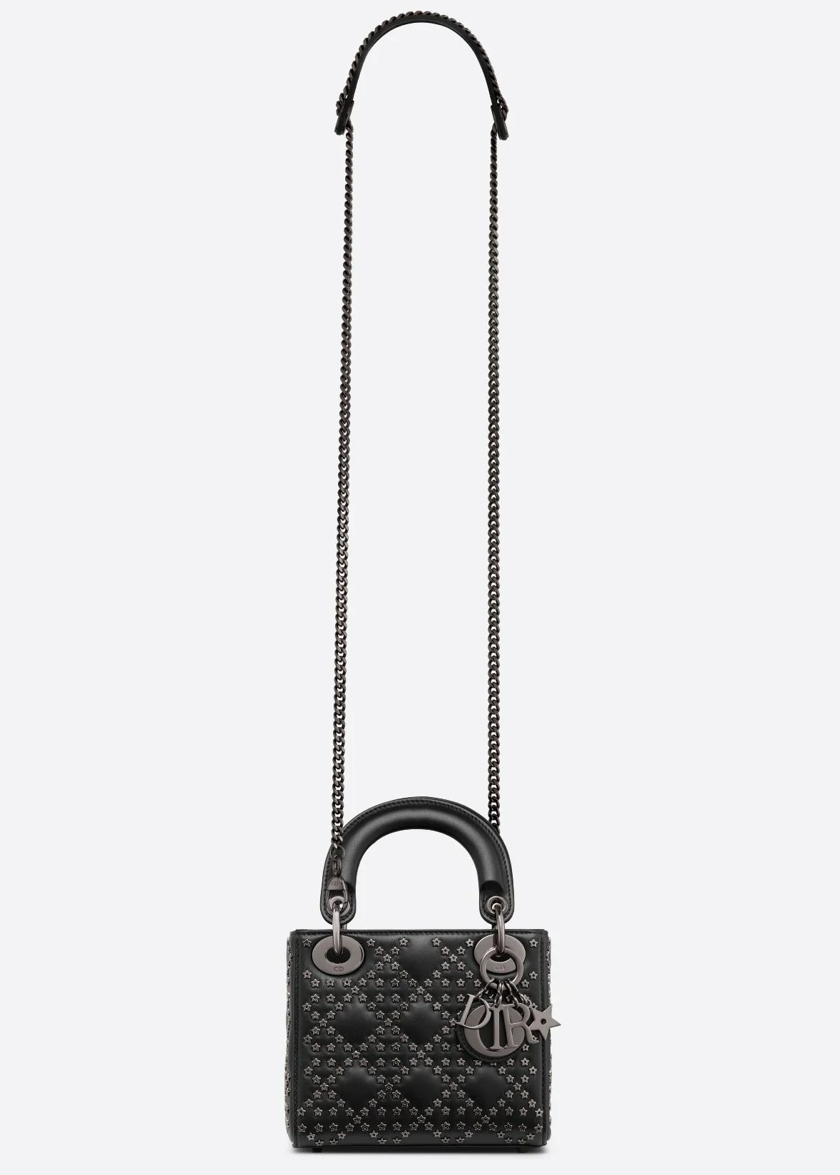 Lady Dior Micro Bag Black Cannage Lambskin  DIOR