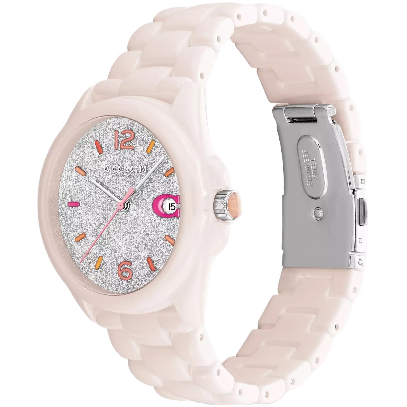 Đồng hồ đeo tay nữ Coach Grayson Watch Soft Pink CB253 1