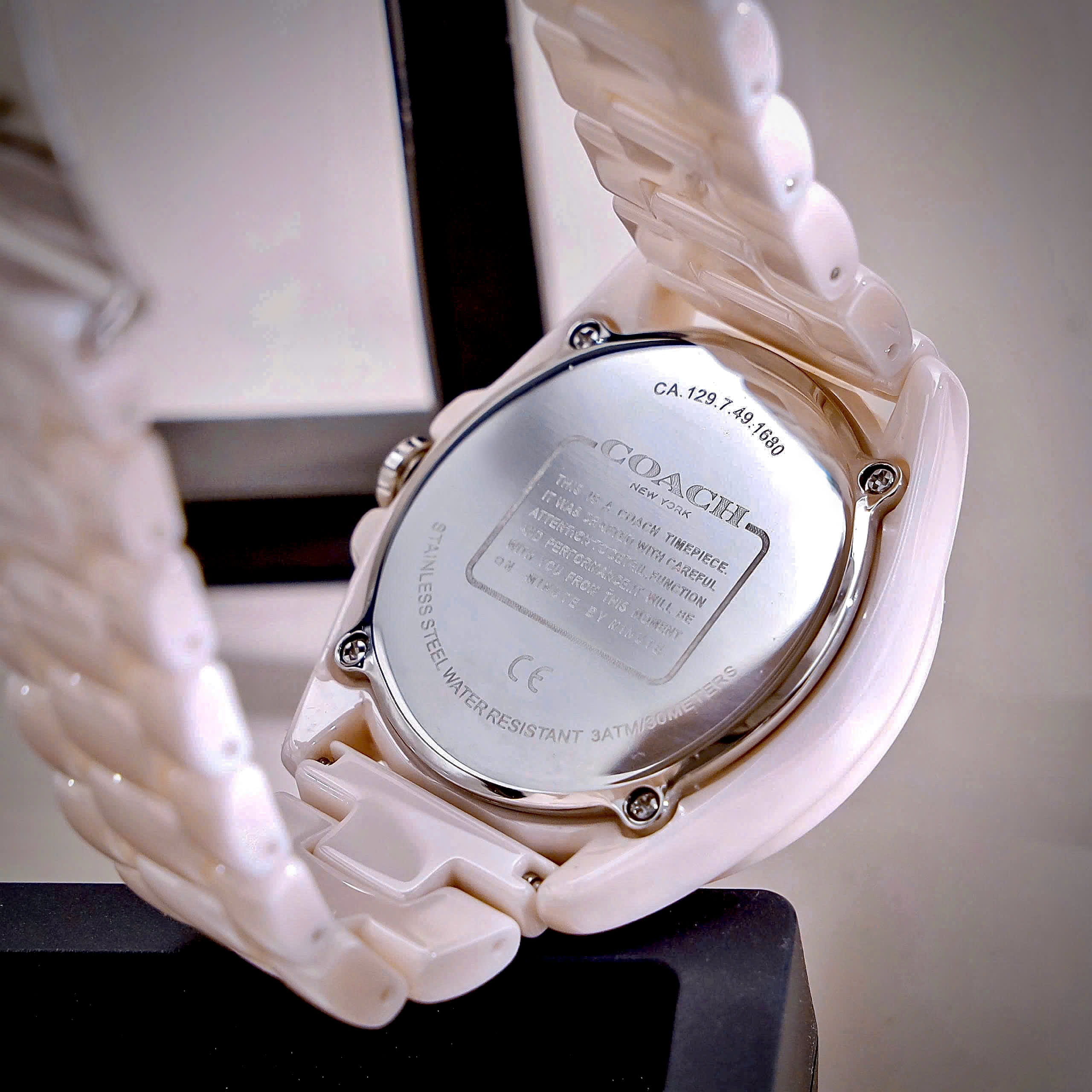 Đồng hồ đeo tay nữ Coach Grayson Watch Soft Pink CB253 7