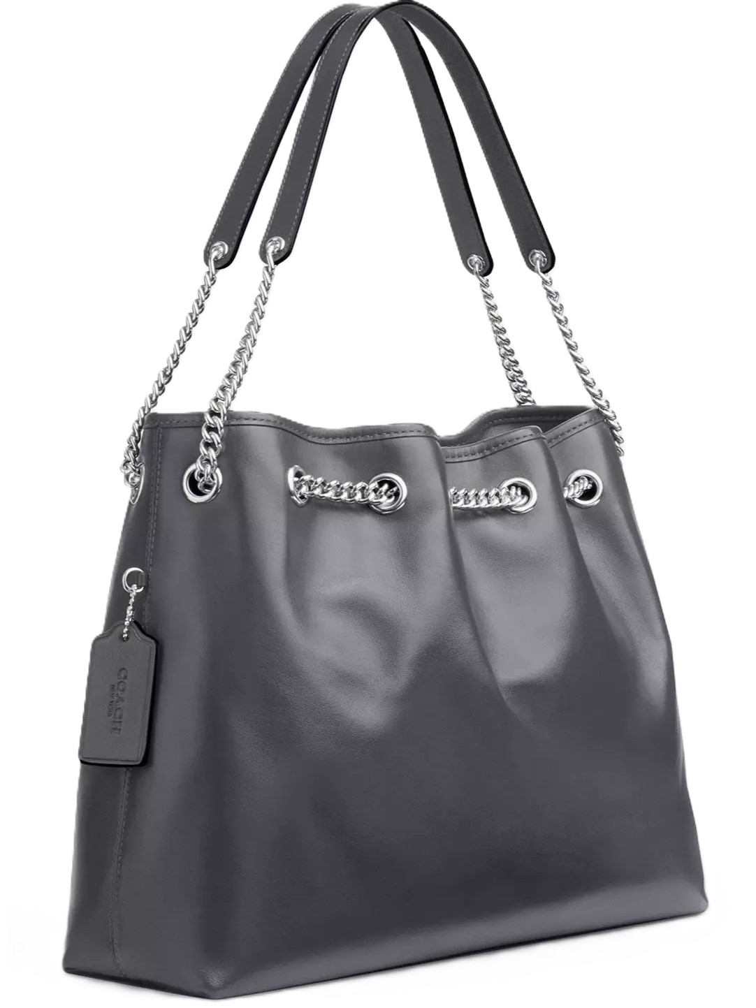 Túi xách Coach nữ Evelyn Shoulder Bag Gray CCZ79 9
