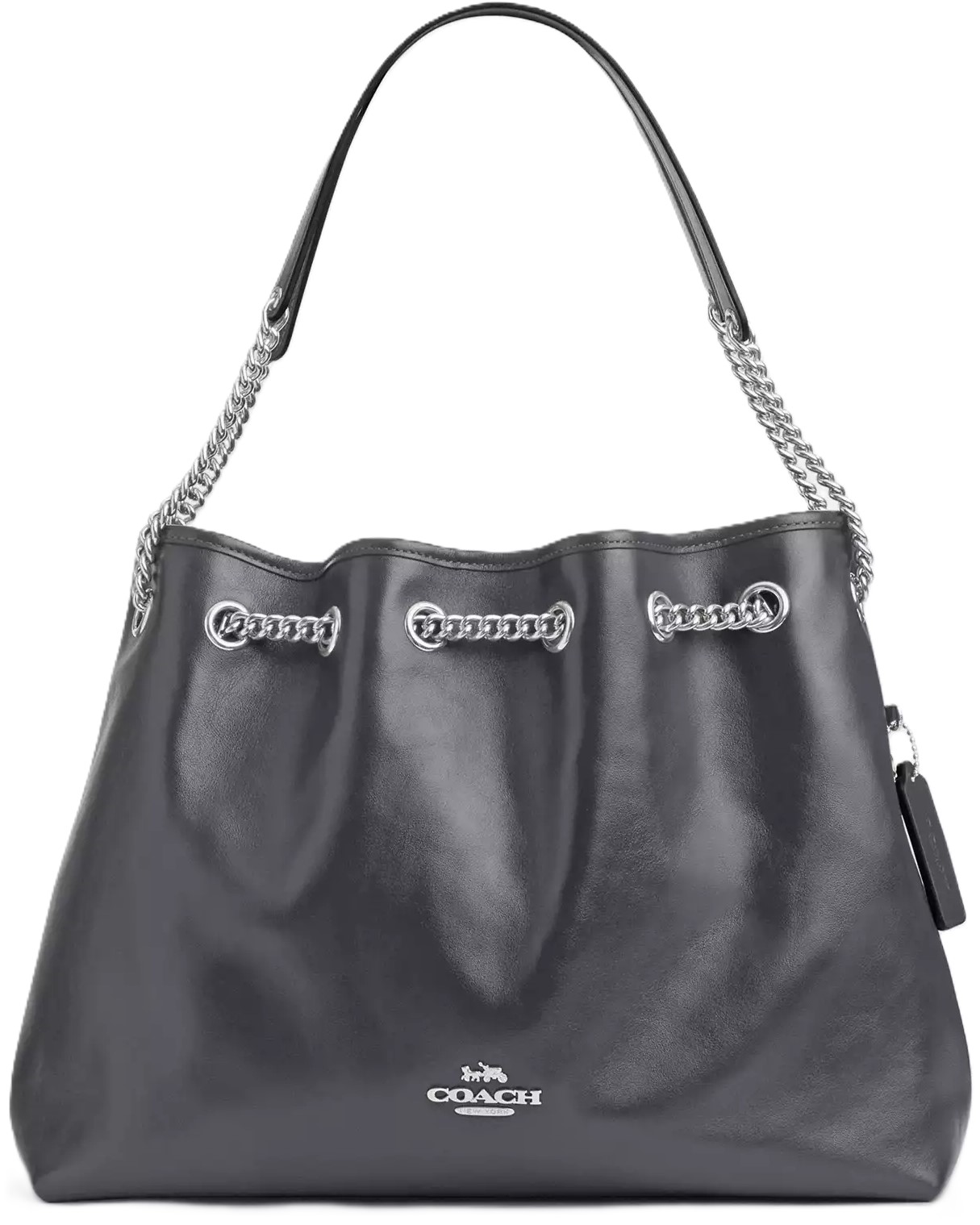 Túi xách Coach nữ Evelyn Shoulder Bag Gray CCZ79 7