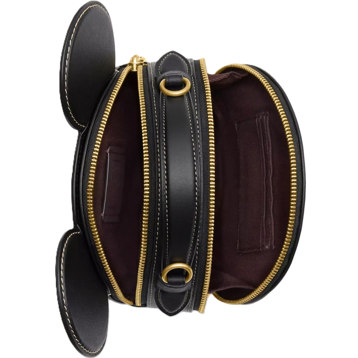 Túi xách đen Disney X Coach Mickey Mouse Ear Bag Black CM194 2