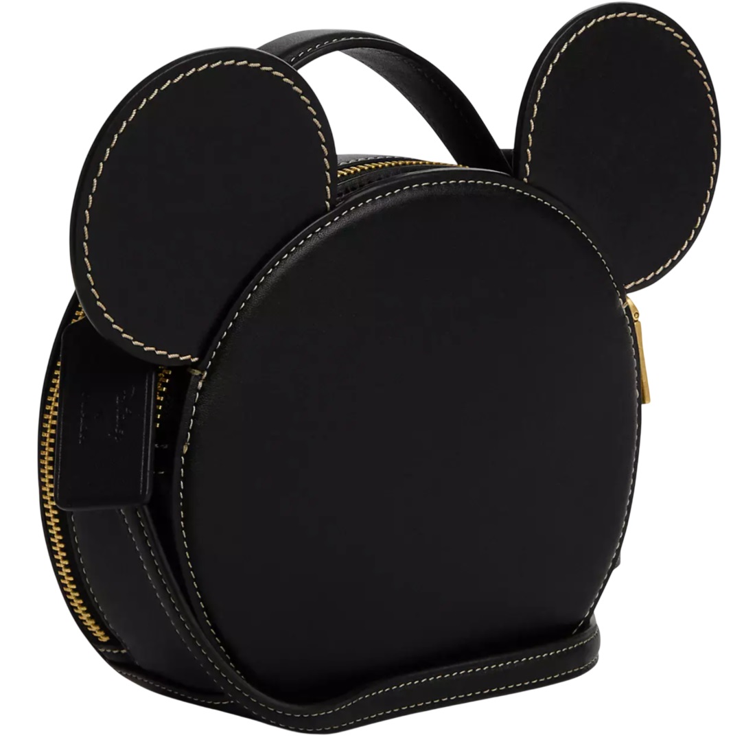 Túi xách đen Disney X Coach Mickey Mouse Ear Bag Black CM194 4