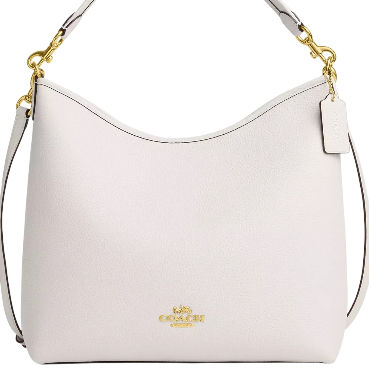 Túi xách Coach Laurel Large Shoulder Bag Chalk CY684 12