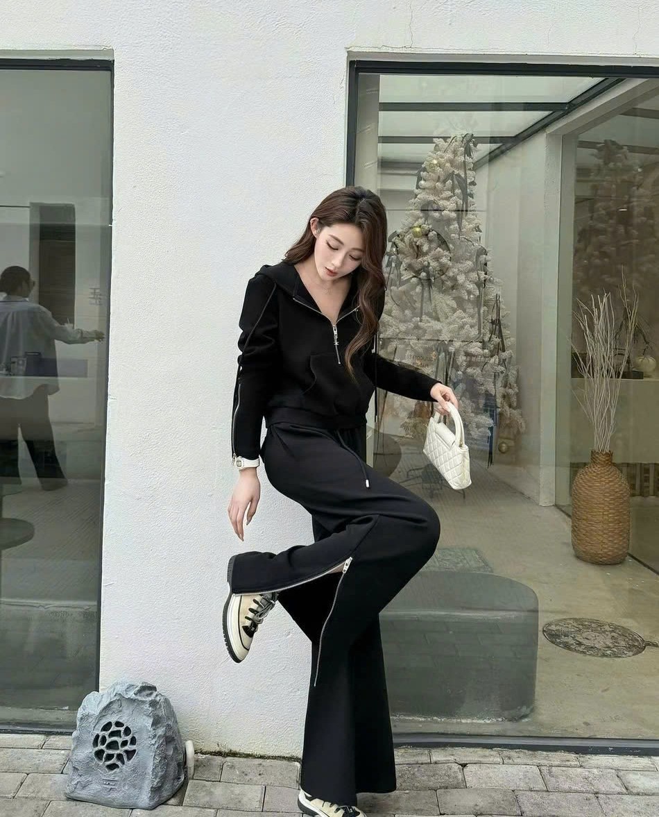Combo áo quần dài xám đen Celine 5